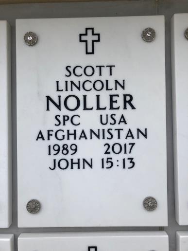 Headstone of Scott Noller