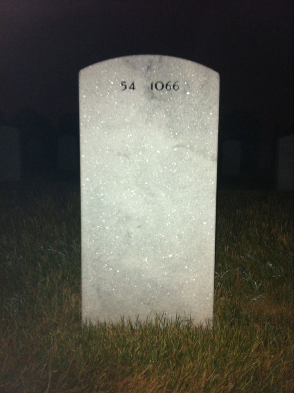 Back of headstone — Edward Gordon