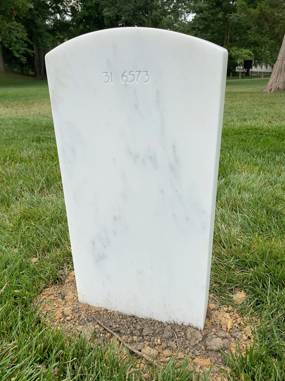 Back of headstone — William Michael Rooney