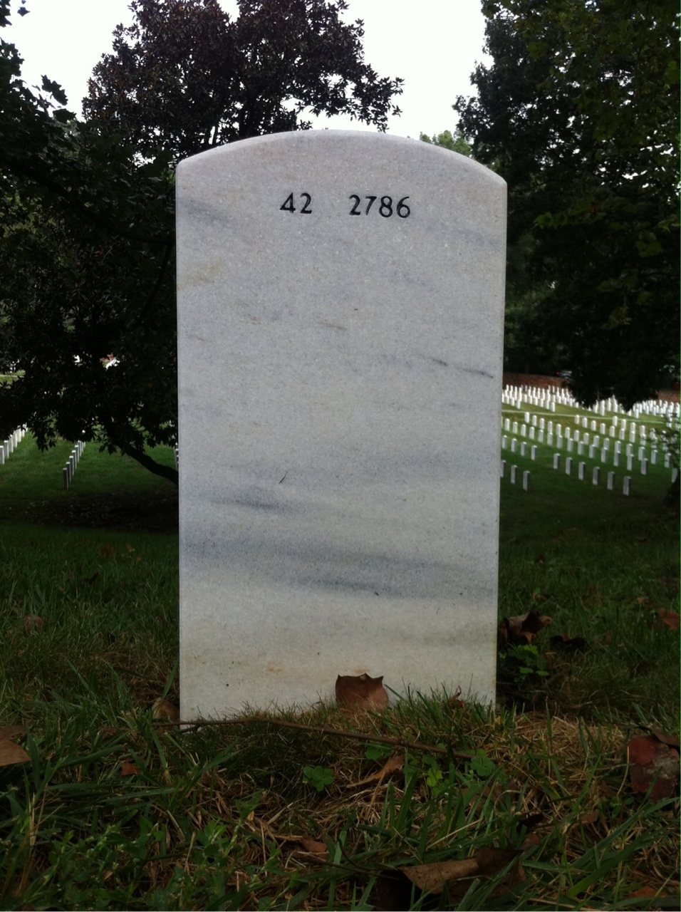 Back of headstone — Sam Brabson