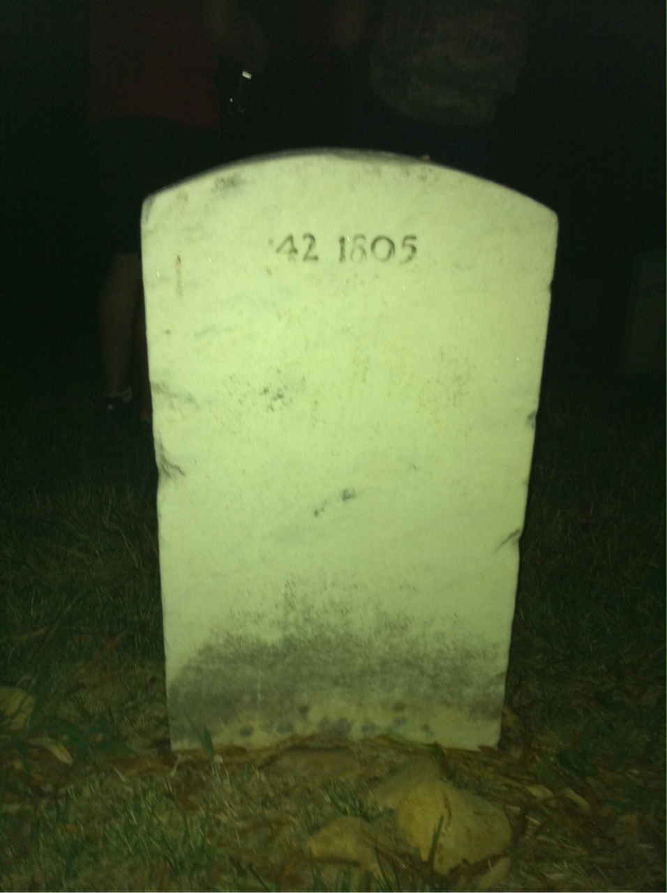 Back of headstone — Orville Murphy