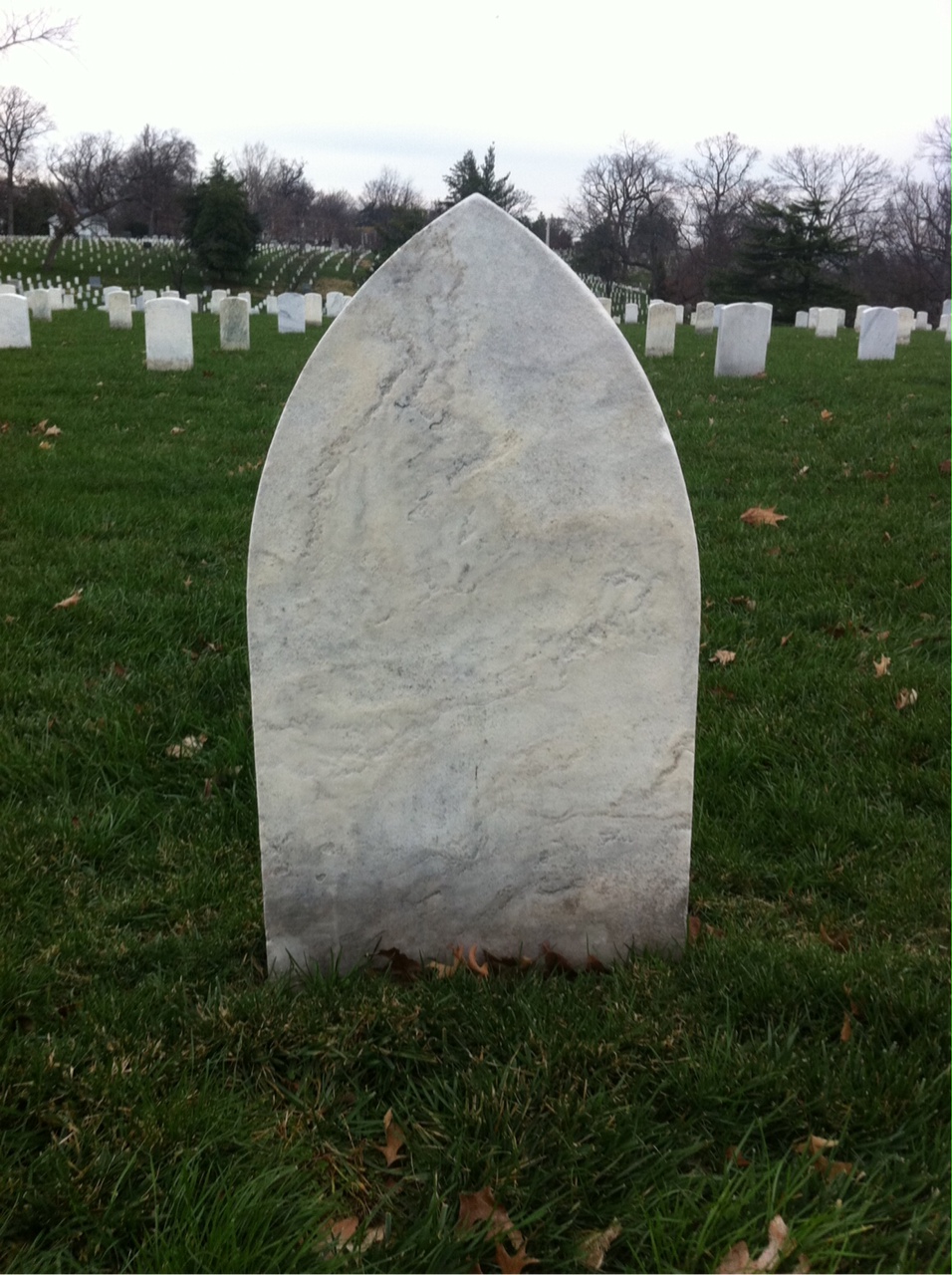 Back of headstone — Franklin Bailey