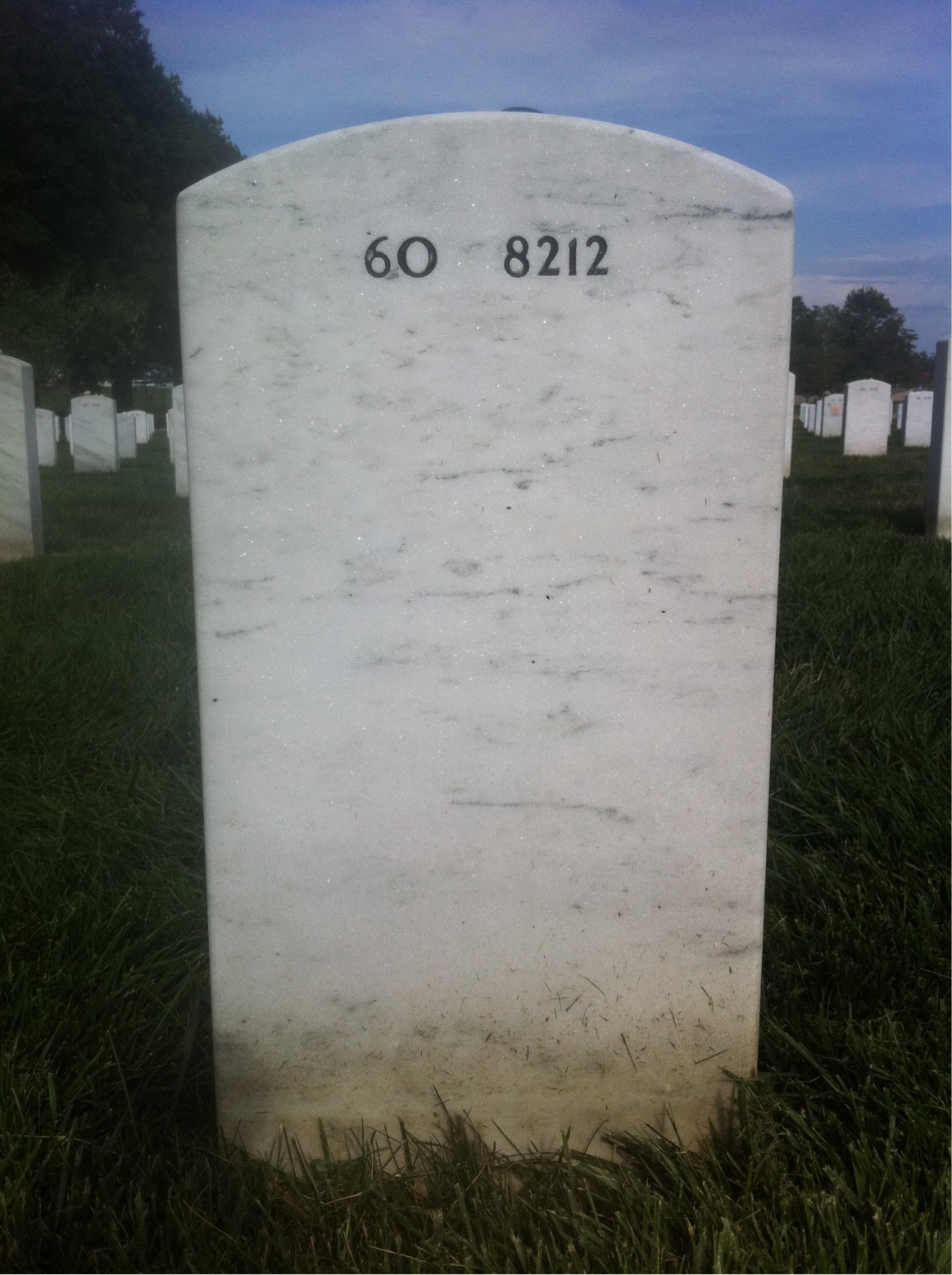 Back of headstone — Christopher Falkel