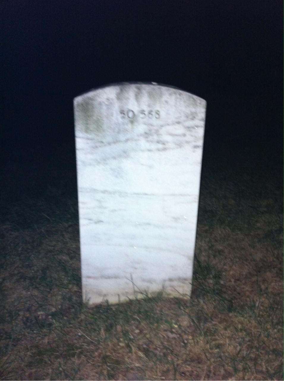 Back of headstone — Harold Allen
