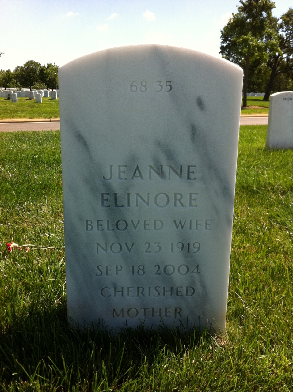 Back of headstone — William Young