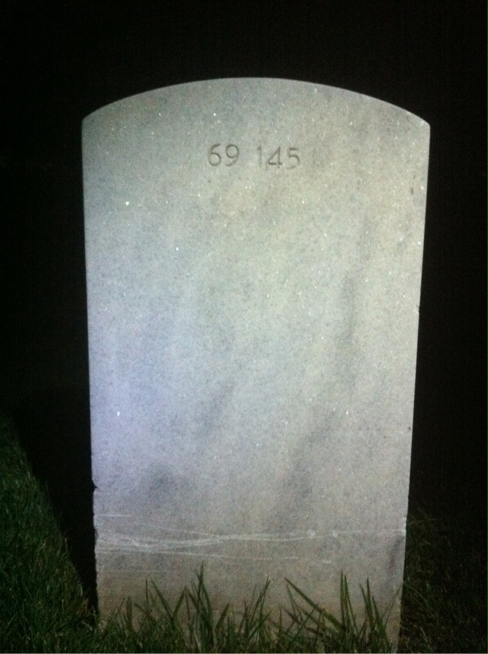 Back of headstone — Willard Babcock