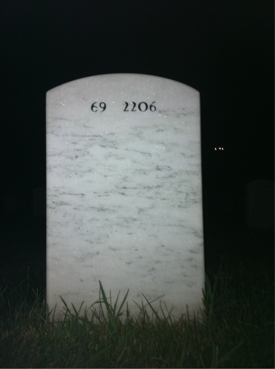 Back of headstone — Stephen Brenchak