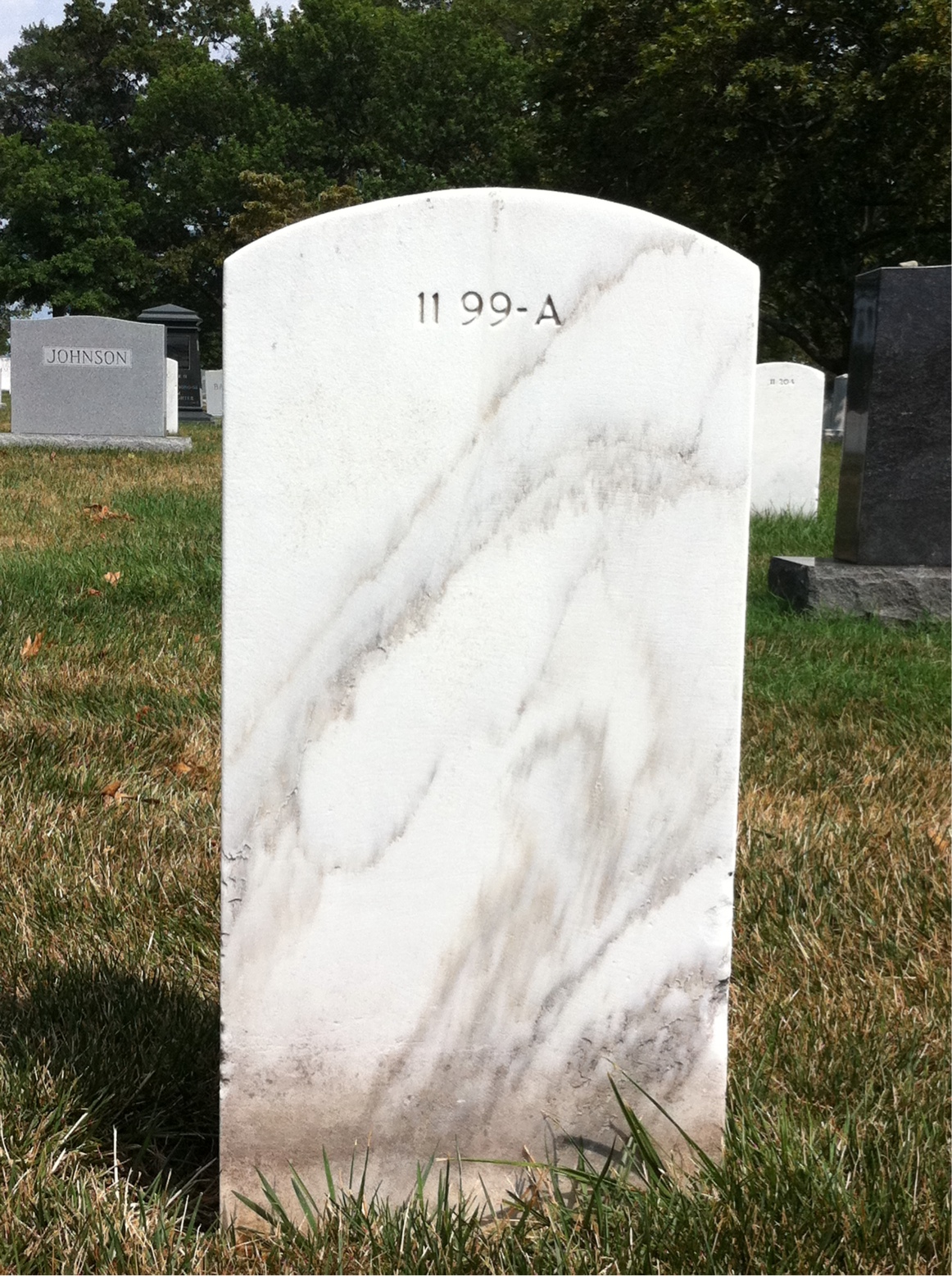 Back of headstone — Beatrice Agee