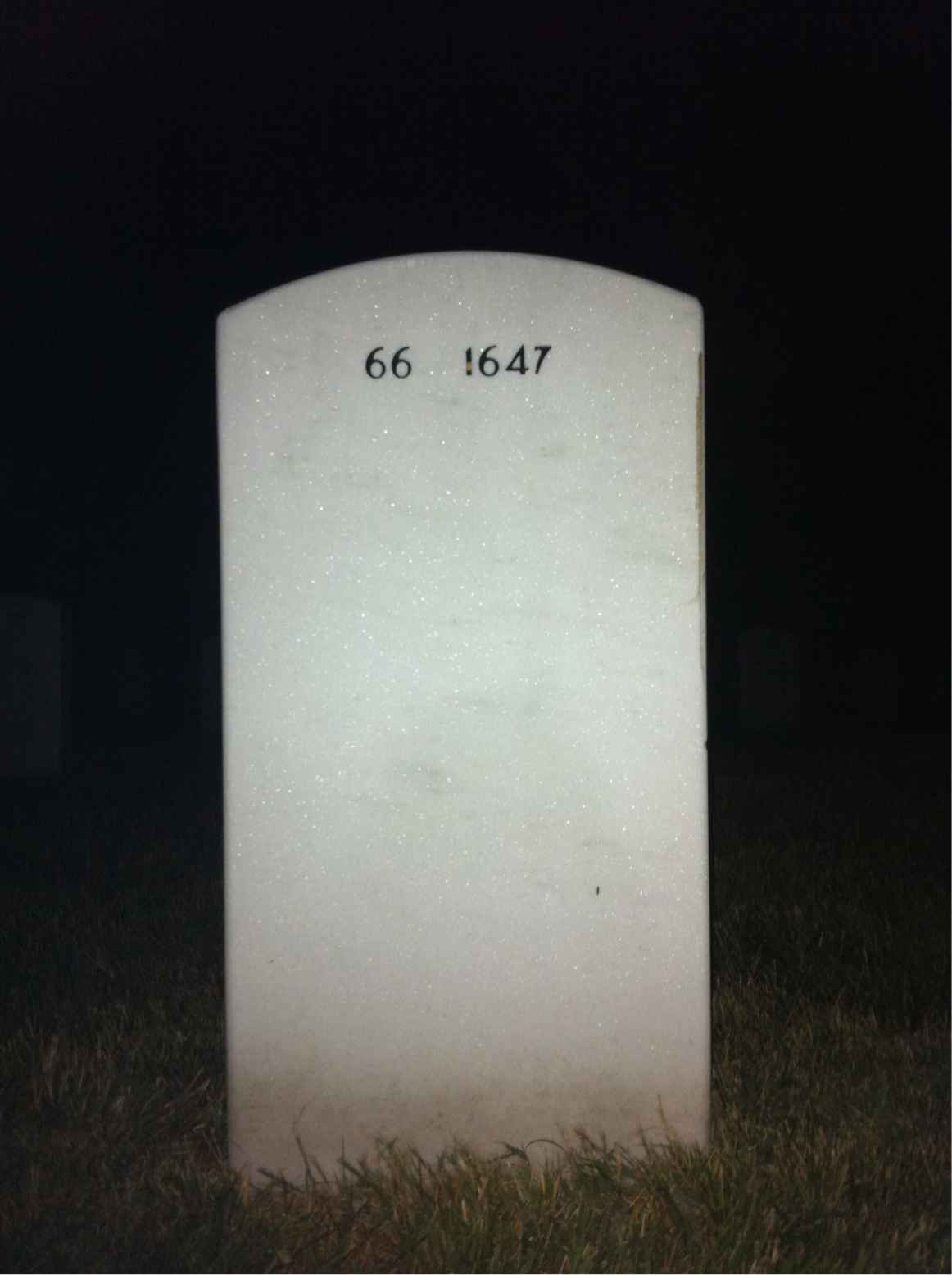Back of headstone — Gerson Heiss