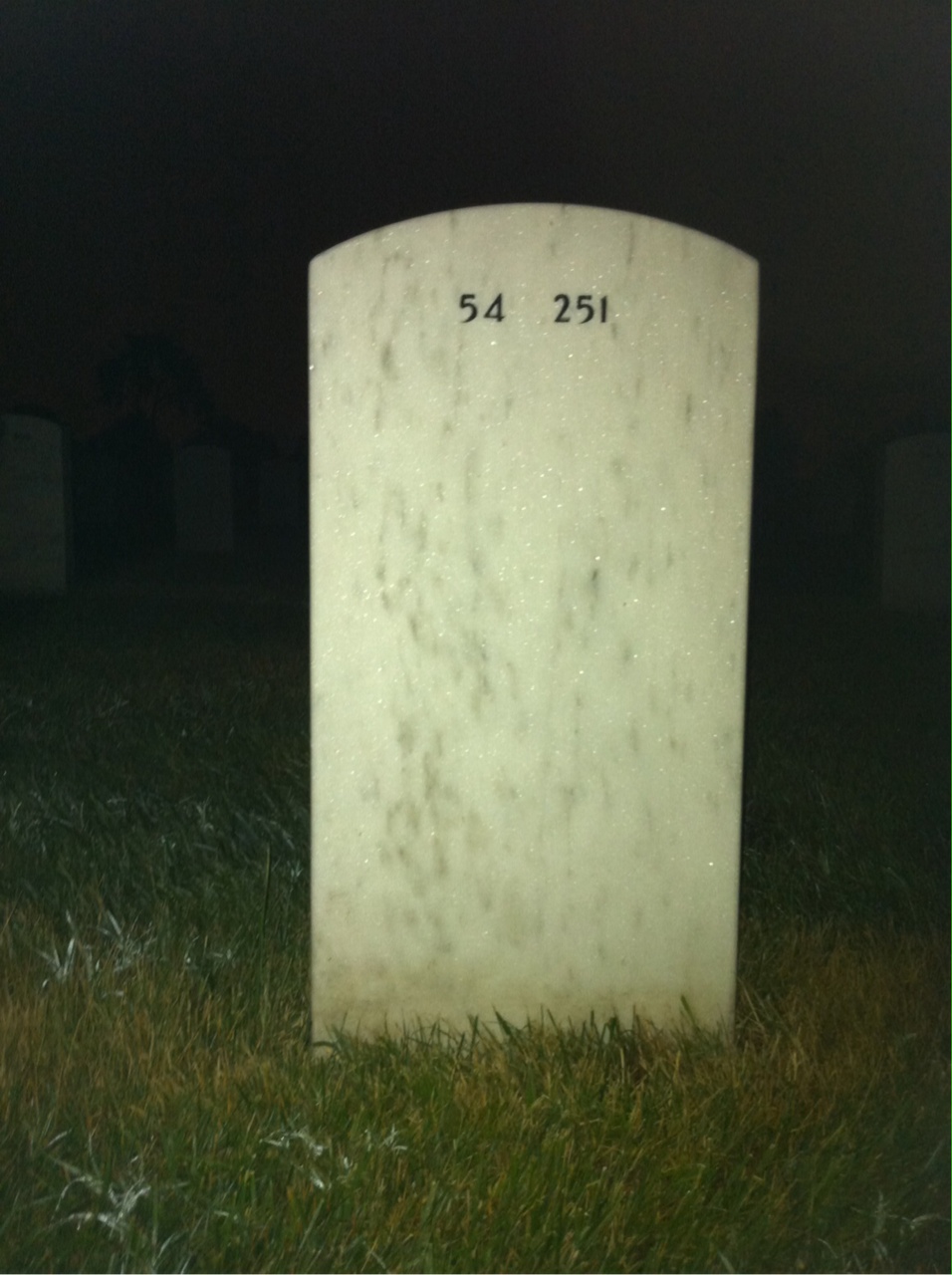 Back of headstone — Andre Daughtry