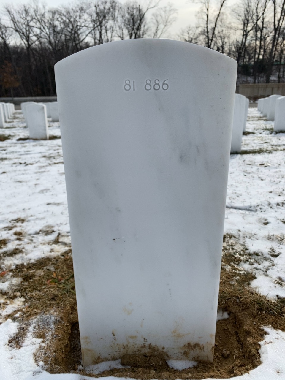 Back of headstone — Peter Alan Dannenberg
