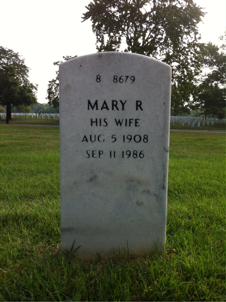 Back of headstone — Gerald Kelleher