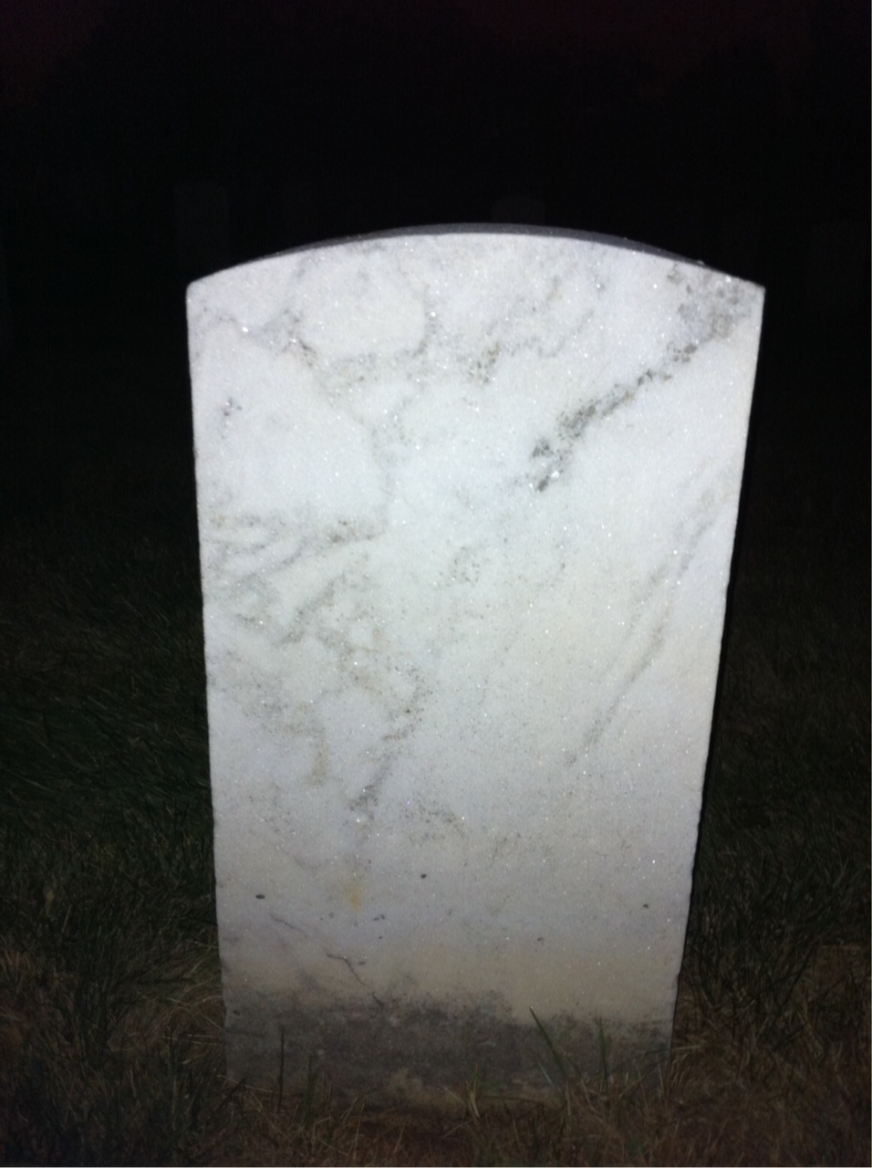 Back of headstone — Edward Murray