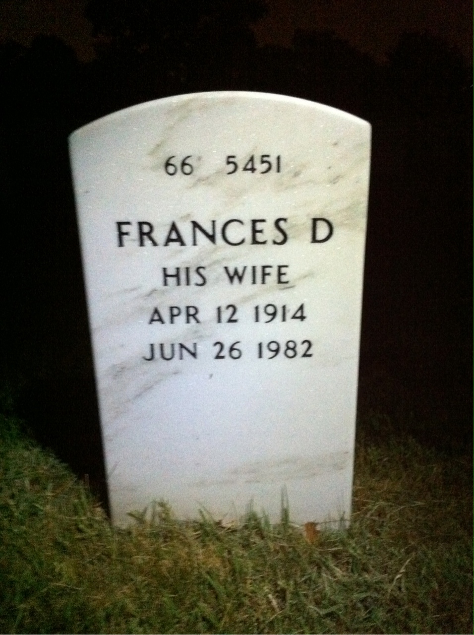 Back of headstone — Edward Mcgroarty