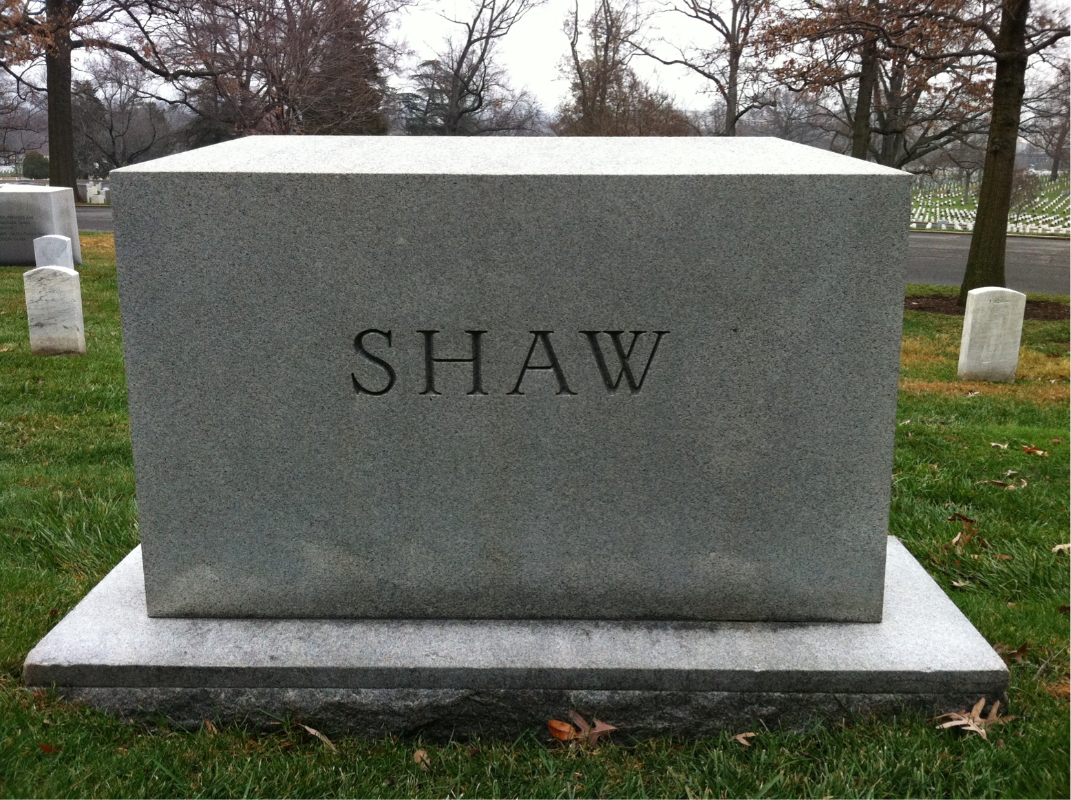Headstone of George C. Shaw