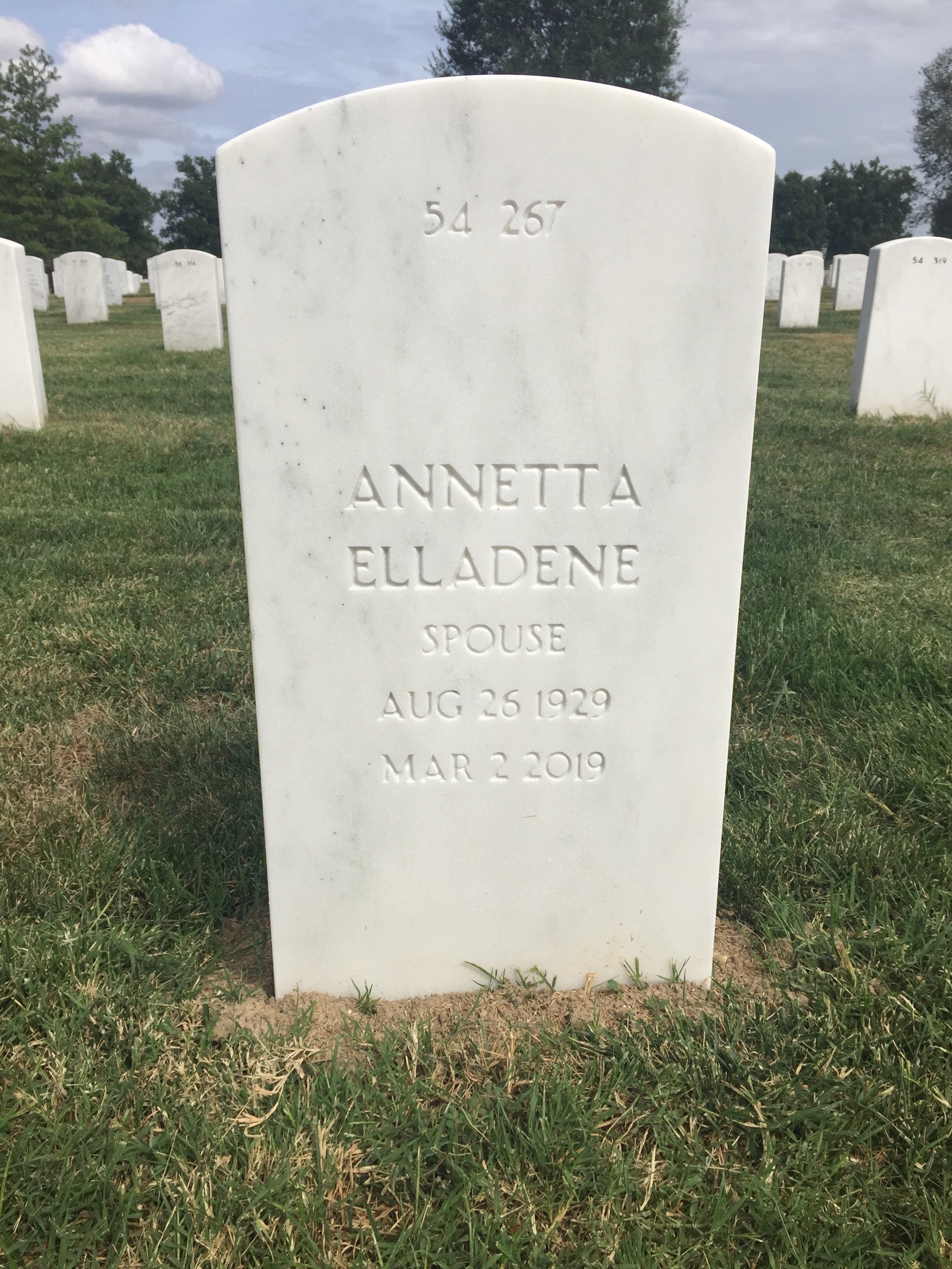 Back of headstone — Robert Leibold