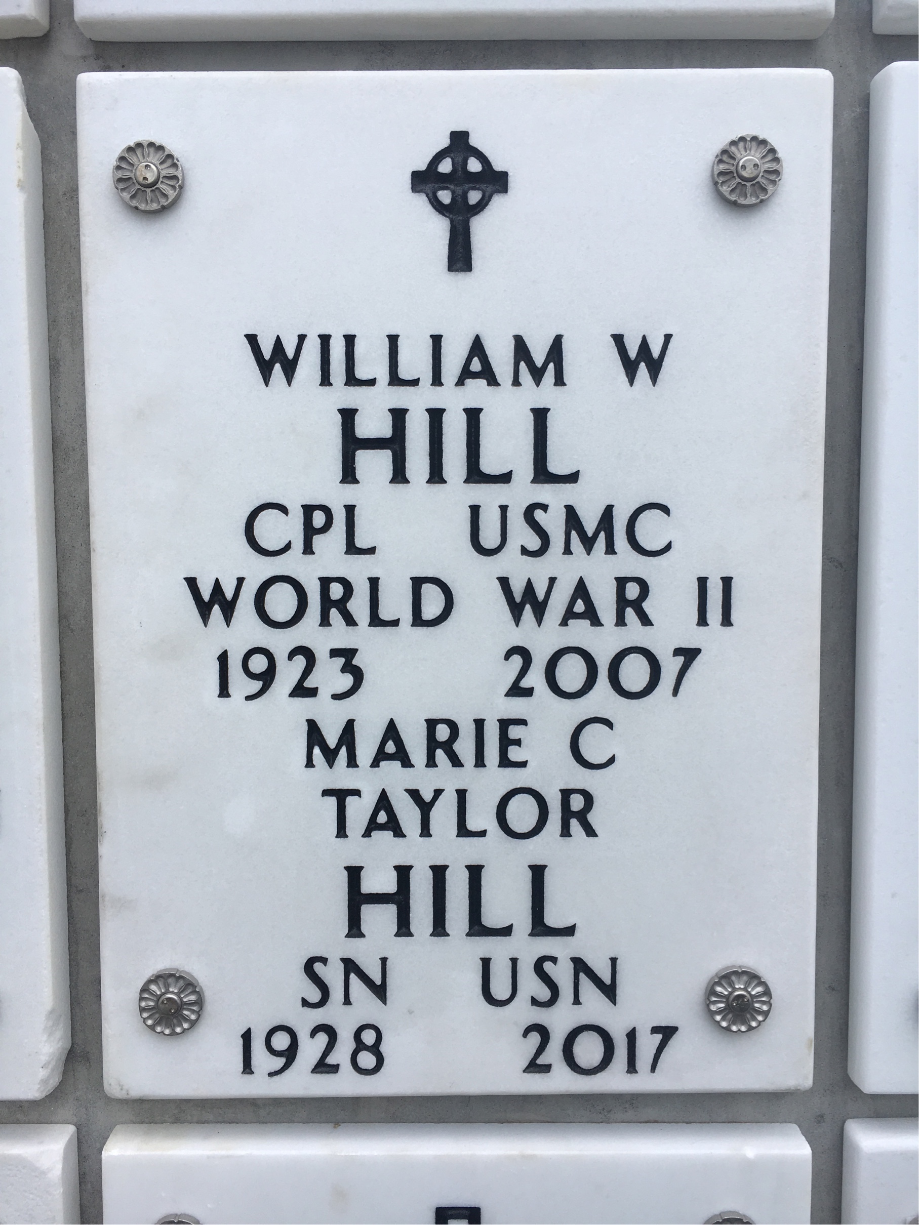 William W Hill
