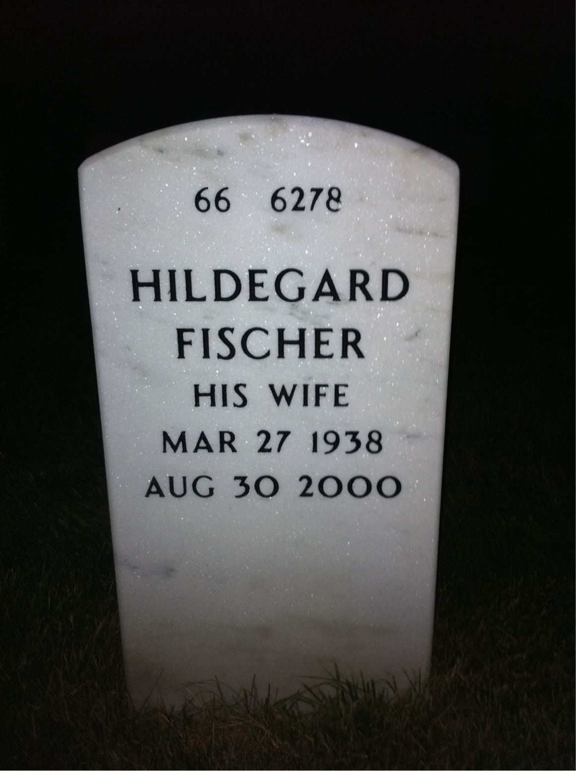 Back of headstone — Benjamin Mccardle
