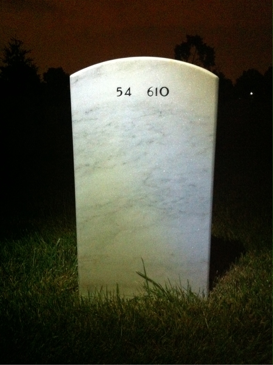 Back of headstone — James Durham