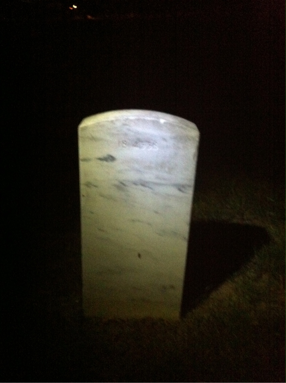 Back of headstone — William Anderson