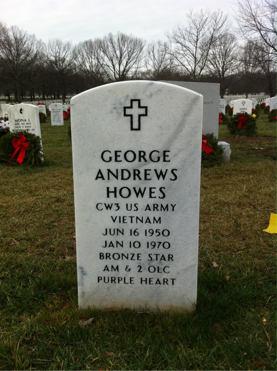Headstone of George Andrews Howes