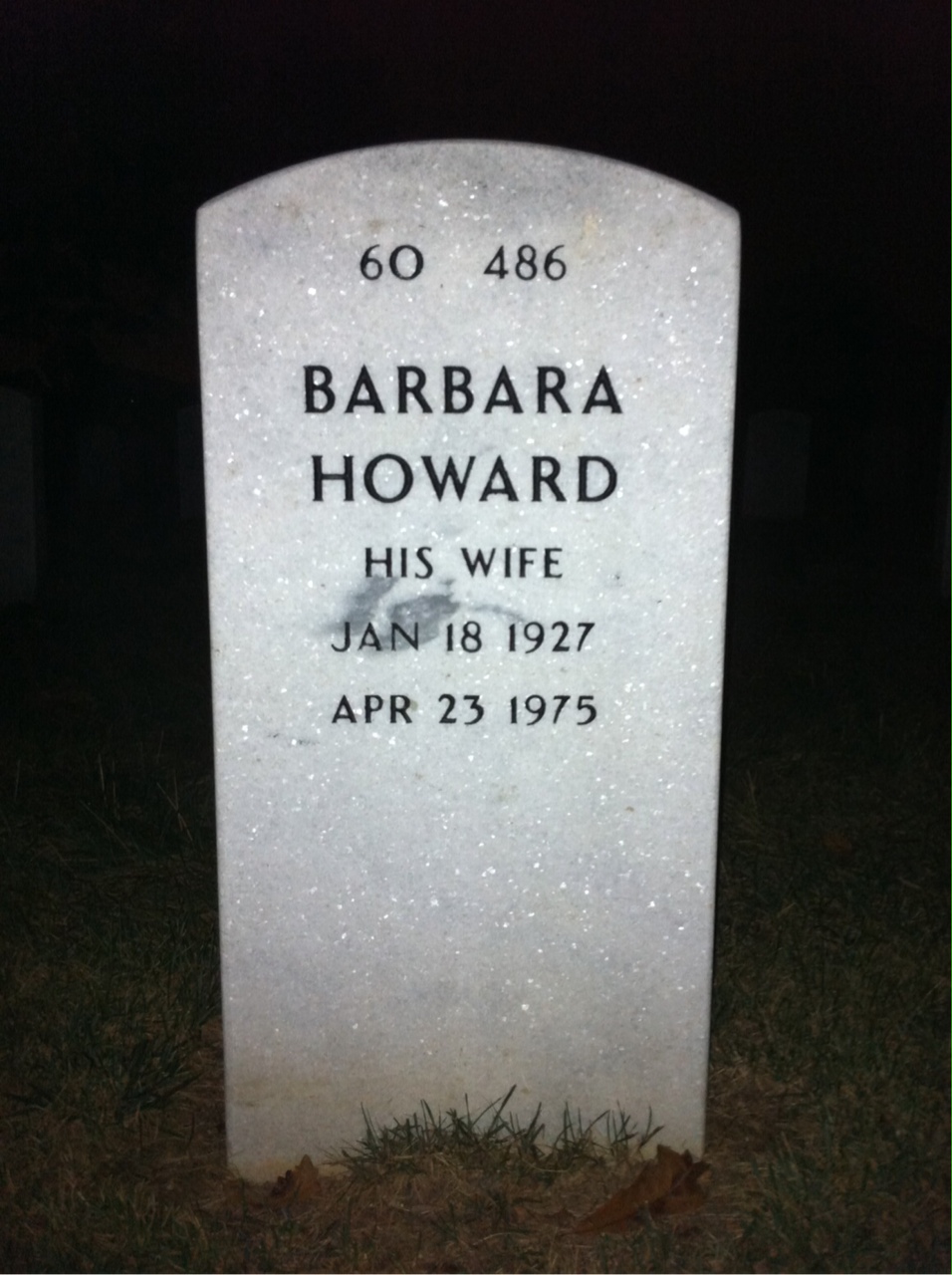 Back of headstone — John Foley