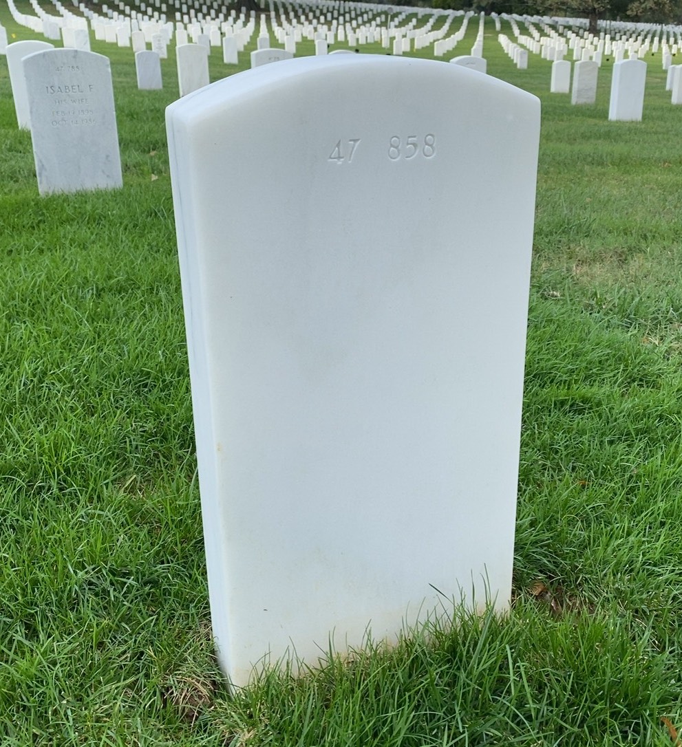 Back of headstone — James Morrison