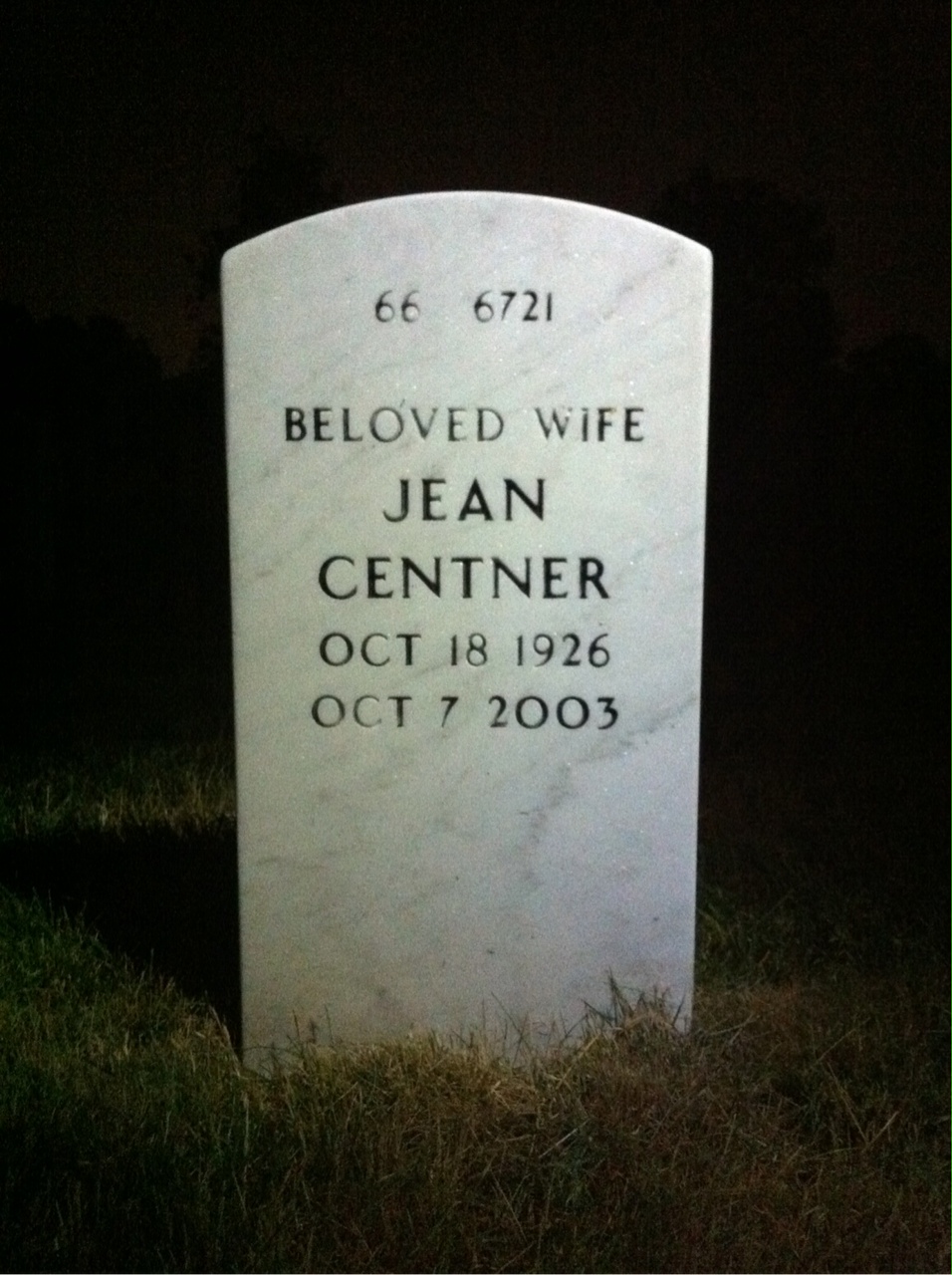 Back of headstone — Alvin Sholk