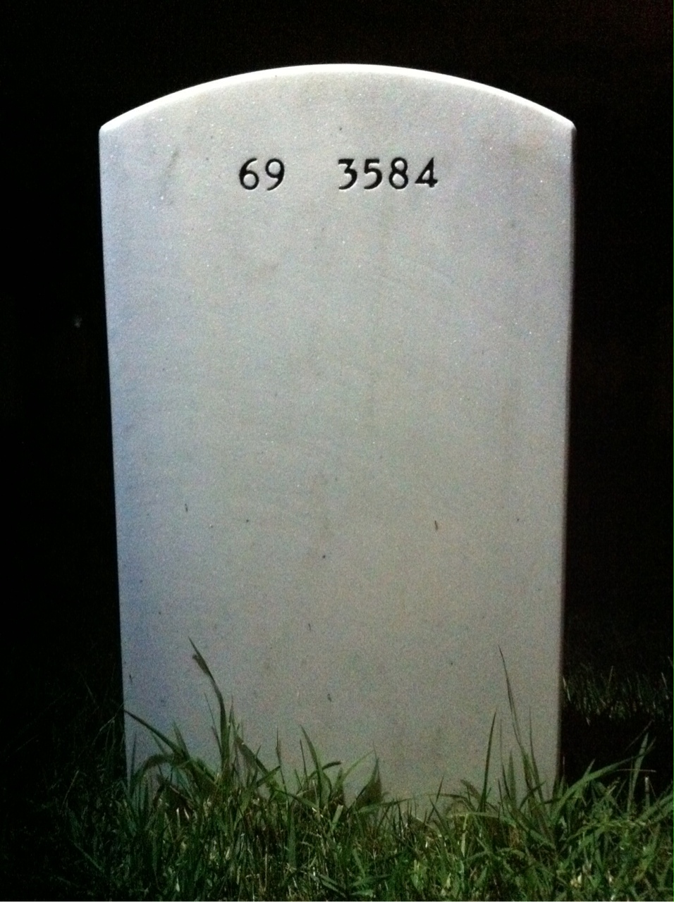 Back of headstone — Thomas Conroy