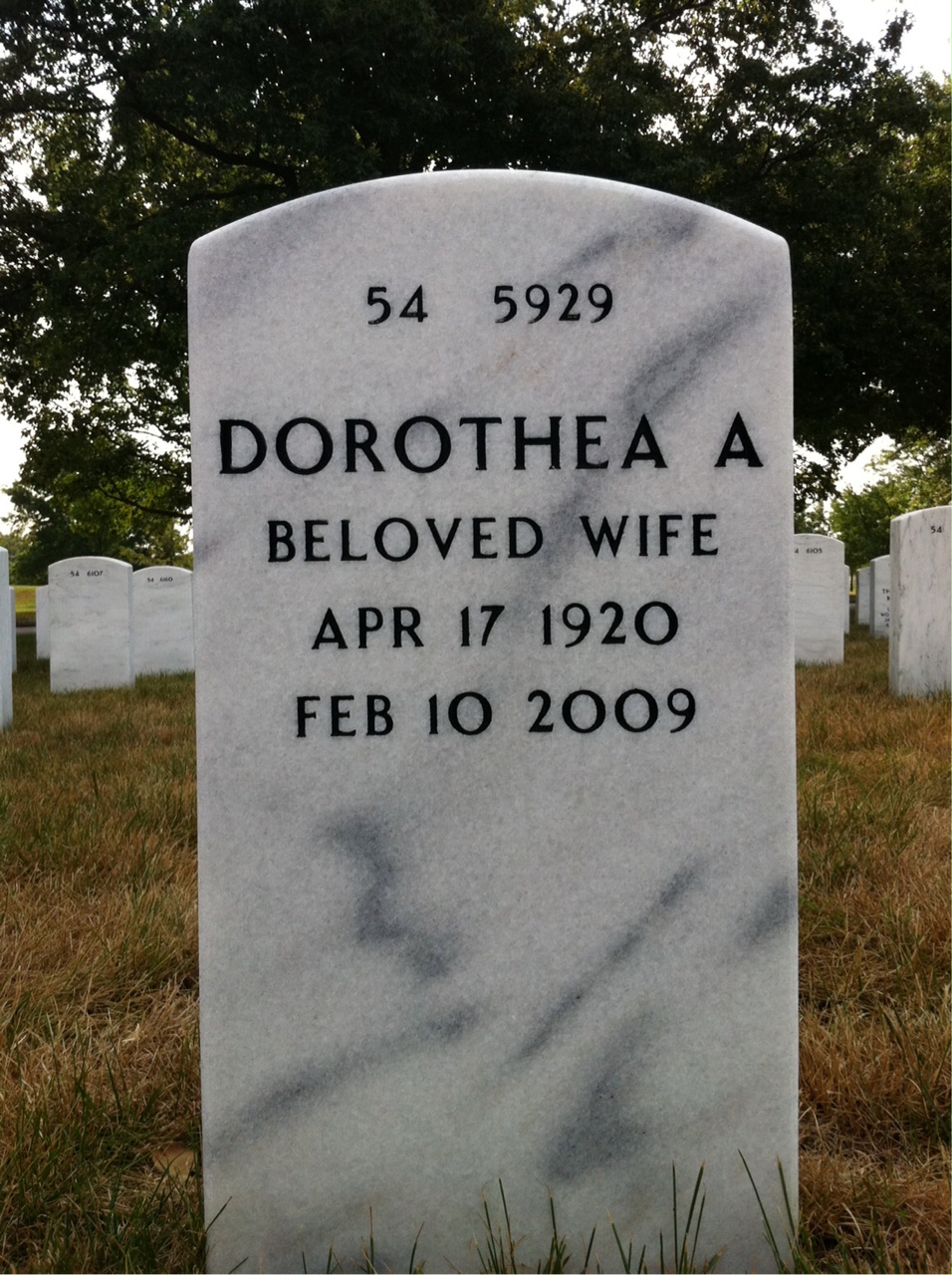 Back of headstone — James Lipe