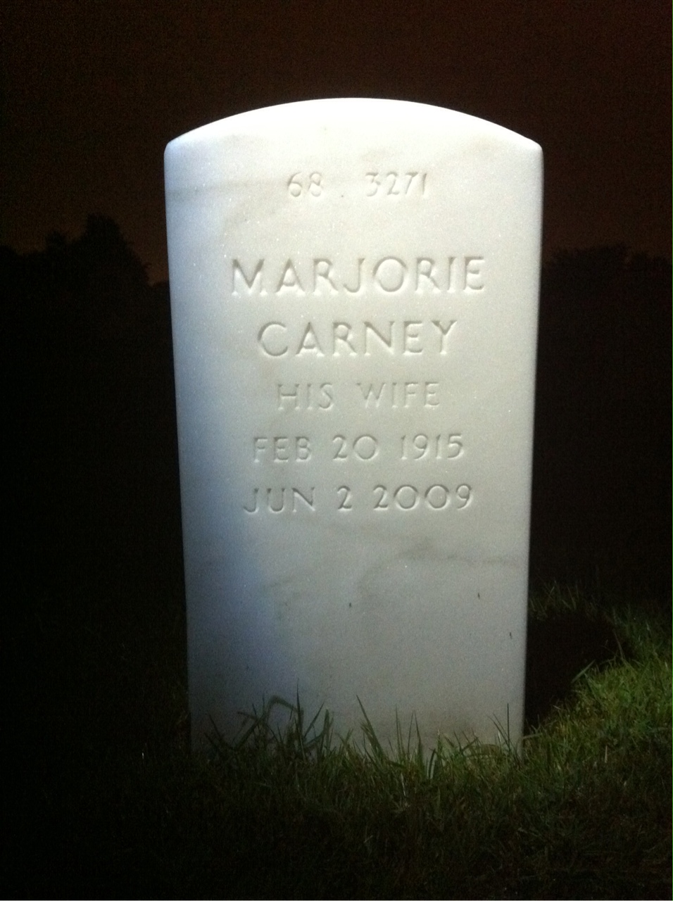 Back of headstone — John Griffin