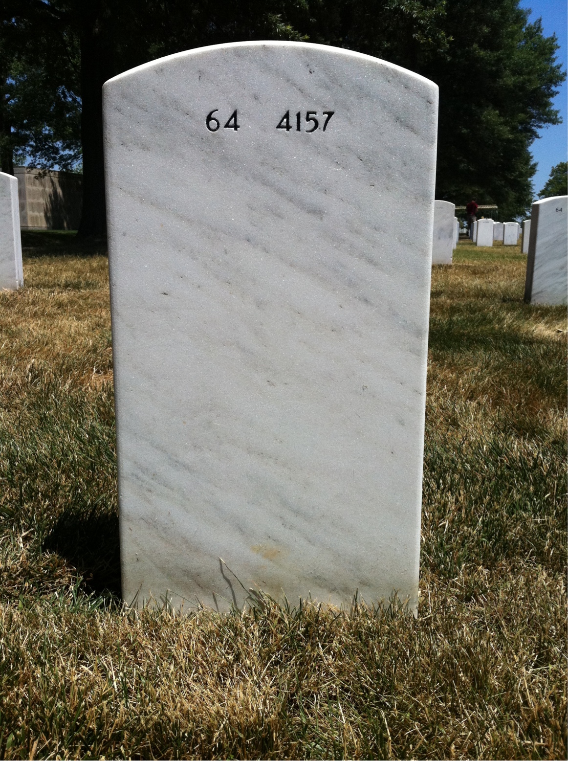 Back of headstone — Frank Kyriopoulos