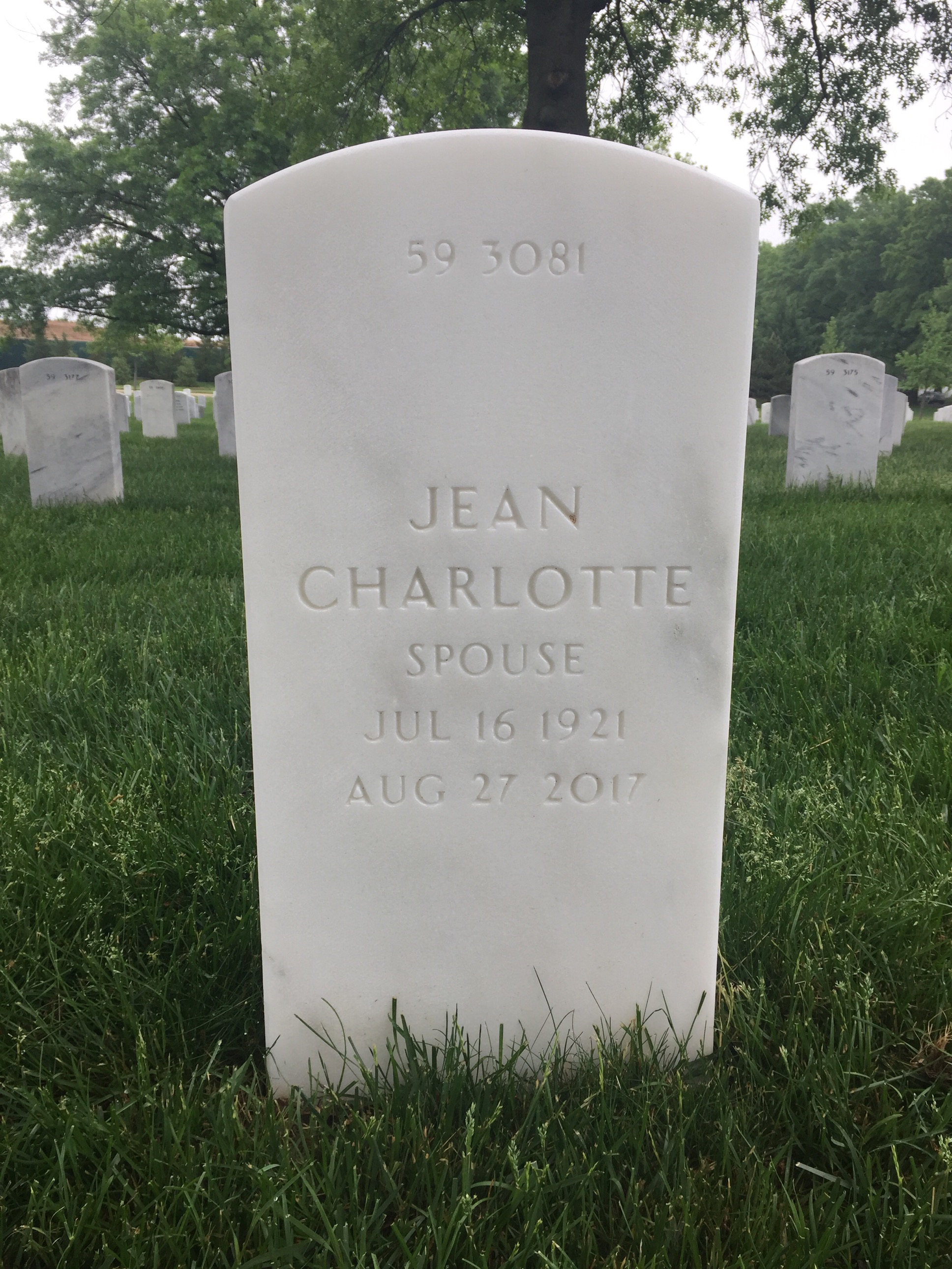 Back of headstone — John Murray