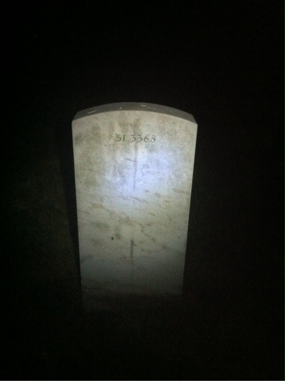 Back of headstone — Maynard Moyer