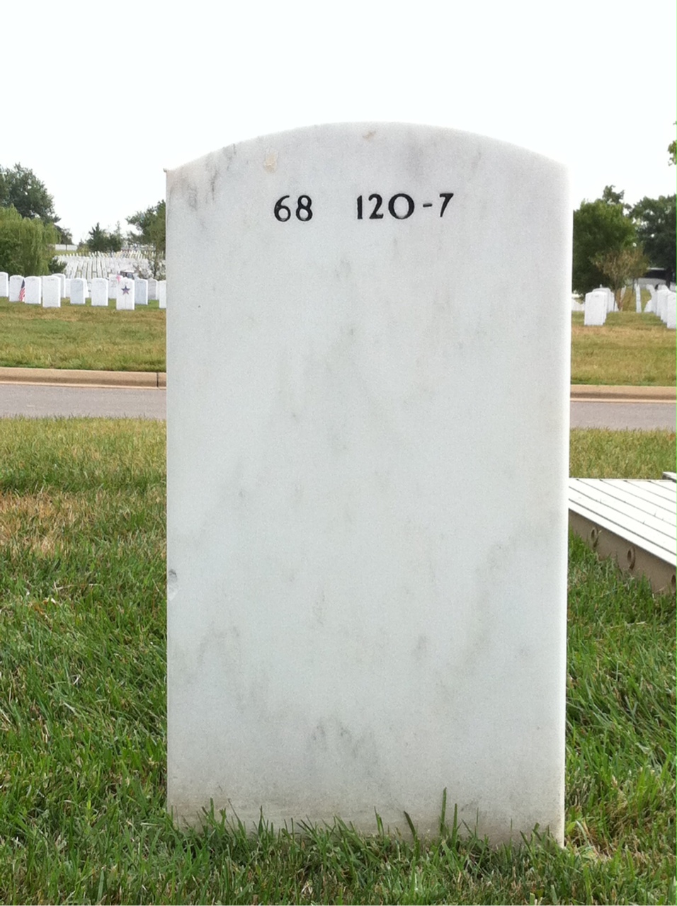 Back of headstone — Thomas Sheinall