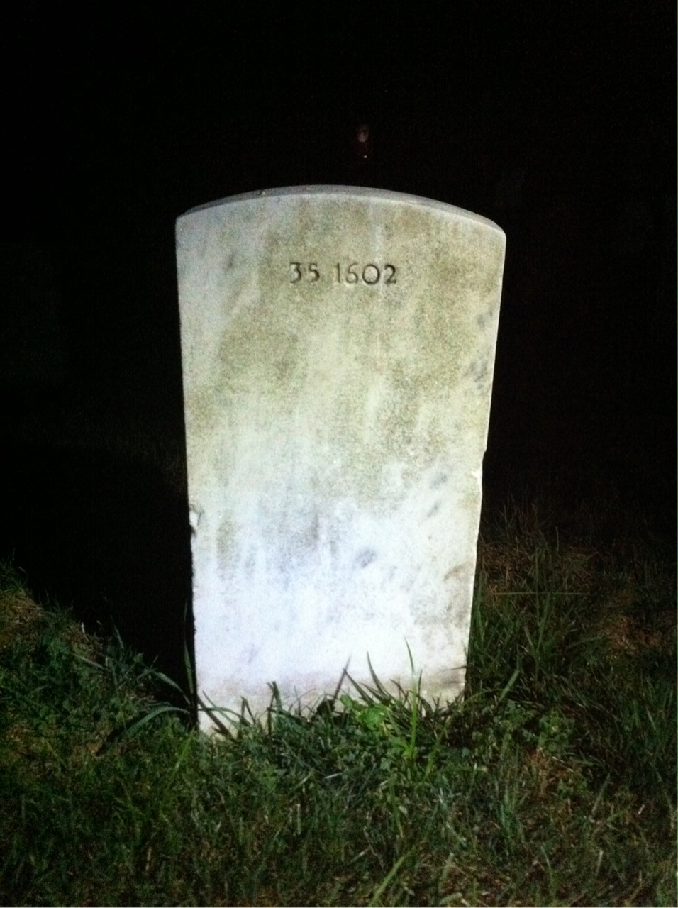Back of headstone — Gerard Munson