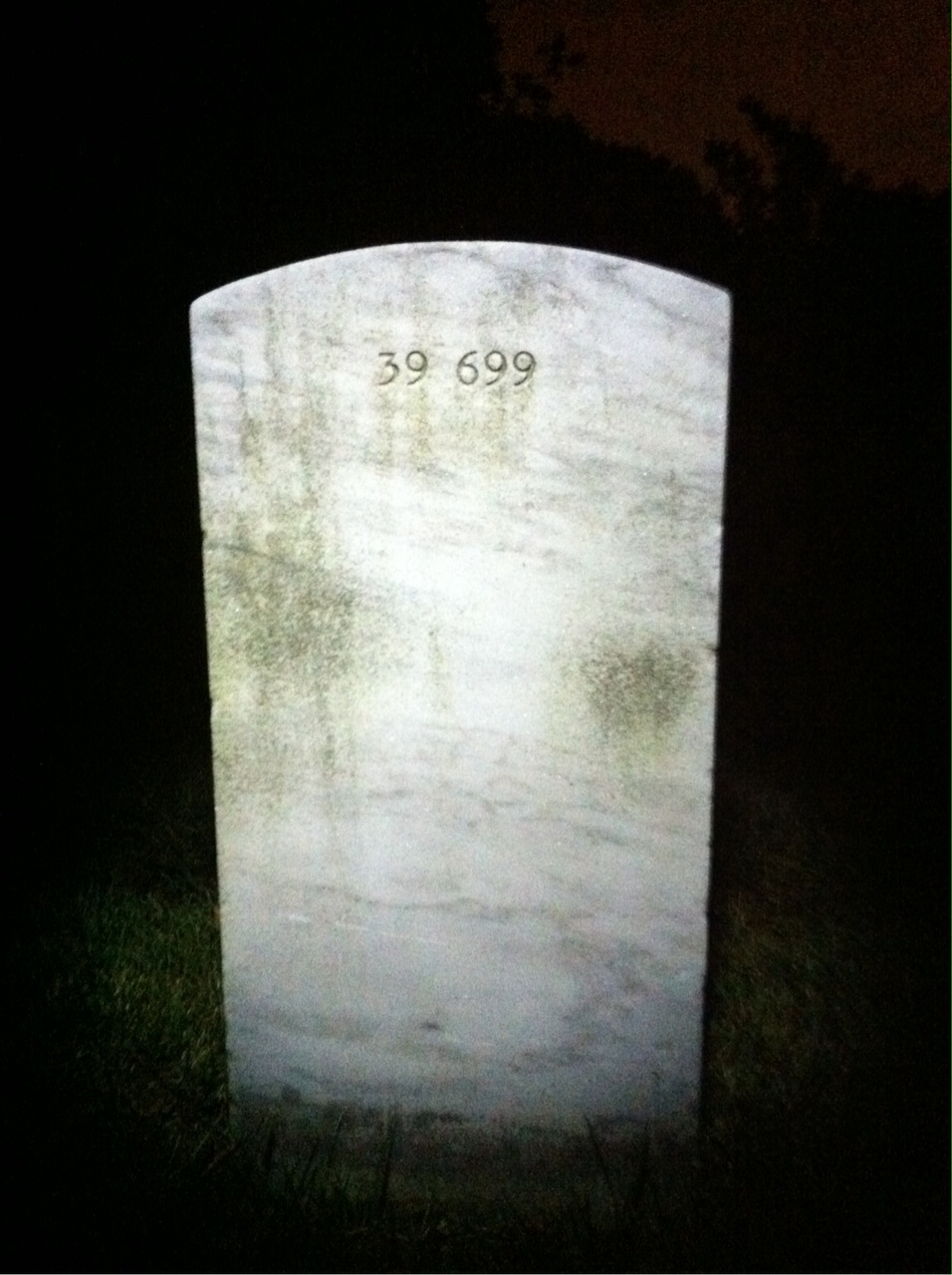 Back of headstone — Willie Morgan