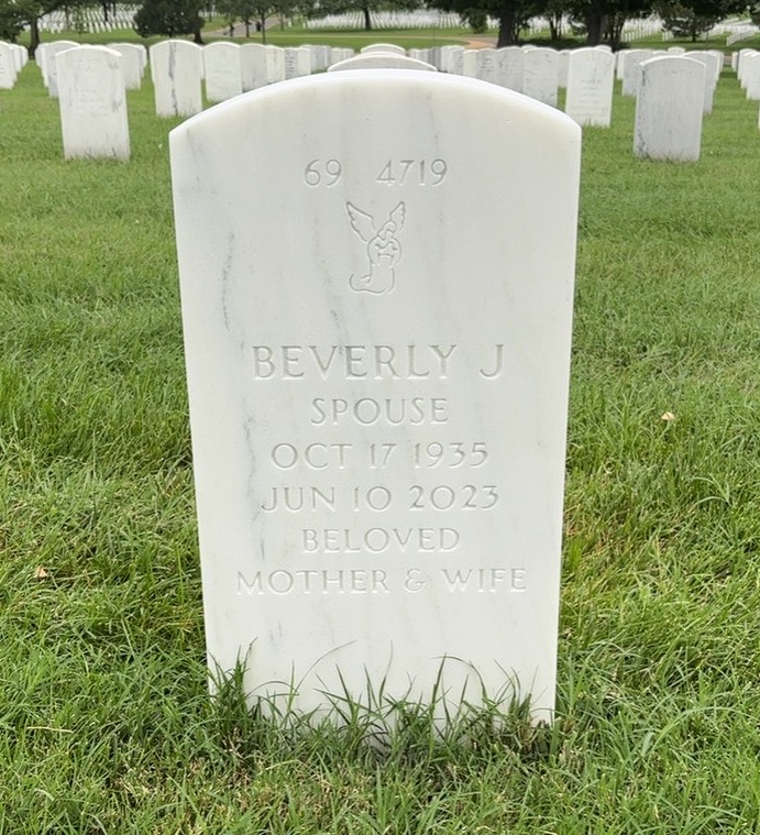 Back of headstone — Dennis Hoffman