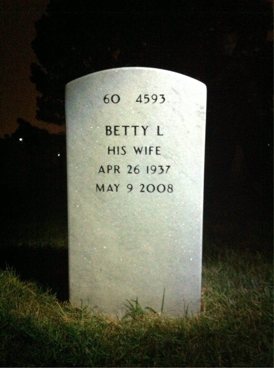 Back of headstone — Joseph Stawchansky