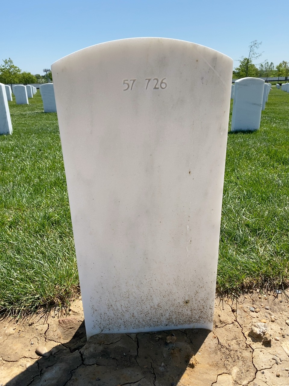 Back of headstone — Michael Molands