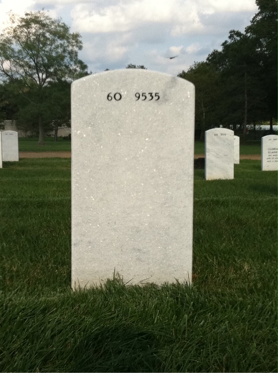 Back of headstone — Richard Underwood