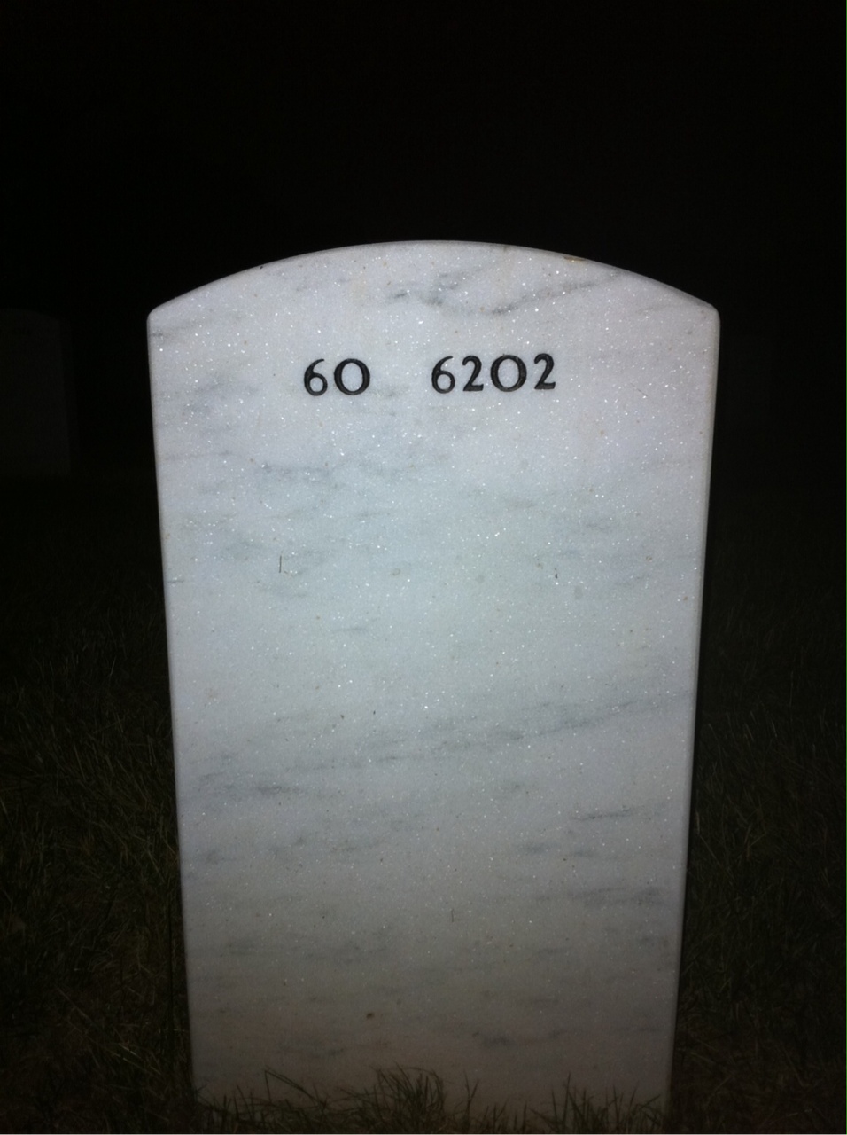 Back of headstone — Edwin Wahlen