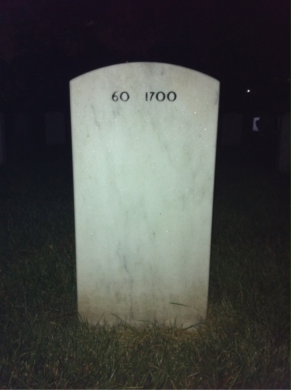 Back of headstone — Pheng Yang