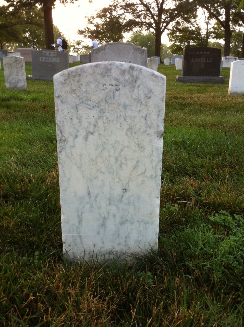Back of headstone — Jesse Moseley