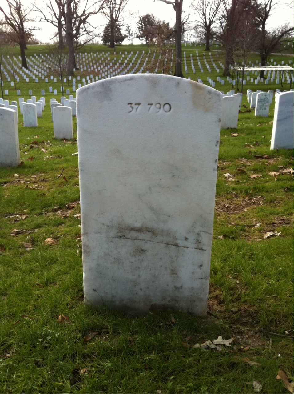 Back of headstone — Willie Jones