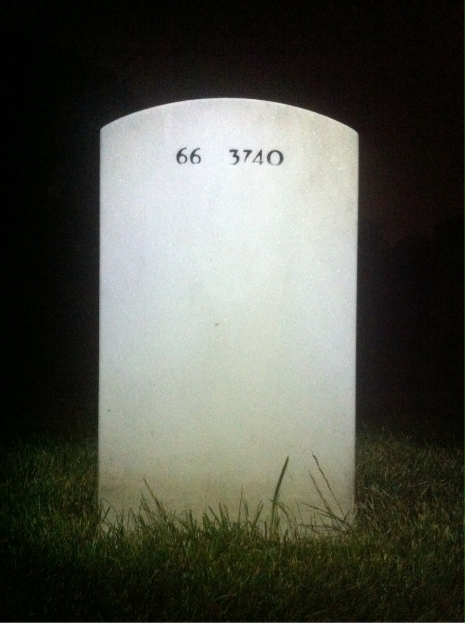 Back of headstone — William Darwin