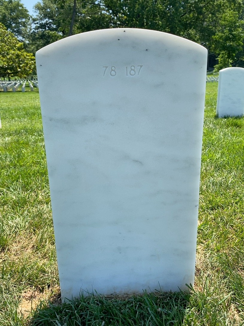 Back of headstone — Jimmy Moore
