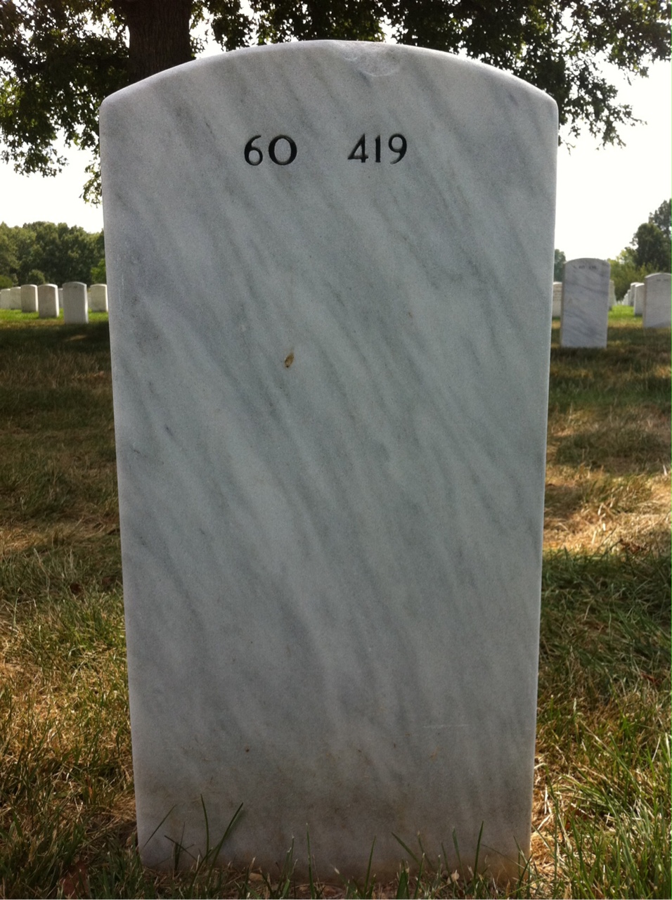 Back of headstone — Richard Pimley