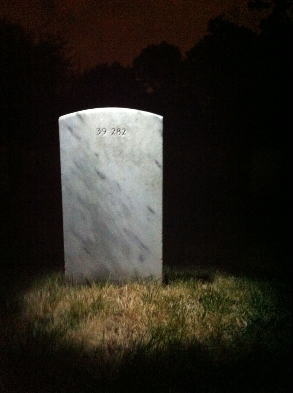 Back of headstone — George Minor