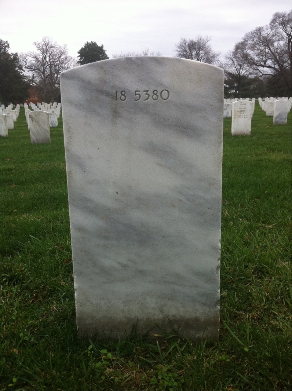 Back of headstone — Joseph Morgan